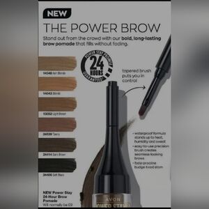 Avon The Power Brow Pomade - Soft Black